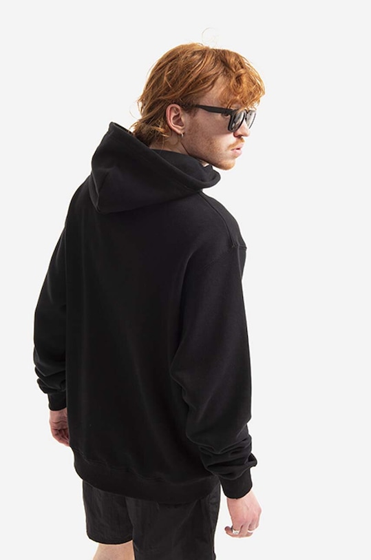 Oblečenie Bavlnená mikina STAMPD SLA.M2827HD čierna