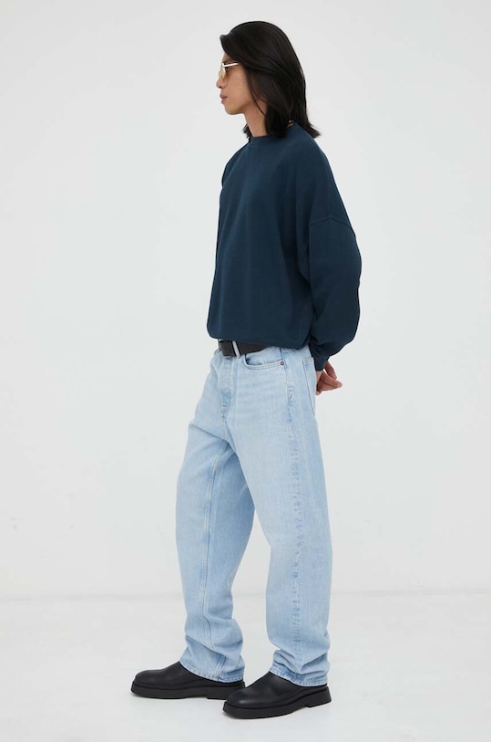 American Vintage bluza MUTI03B bleumarin AA00