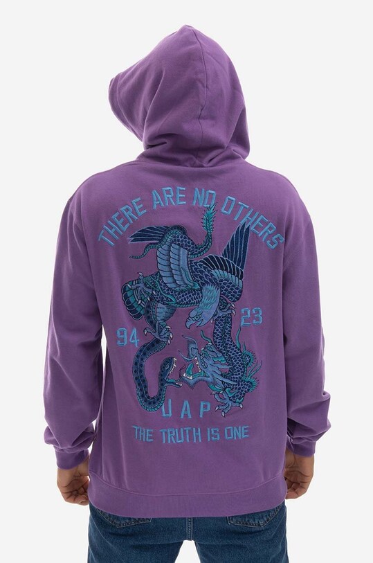 Odzież Maharishi bluza bawełniana 4098.PURPLE fioletowy