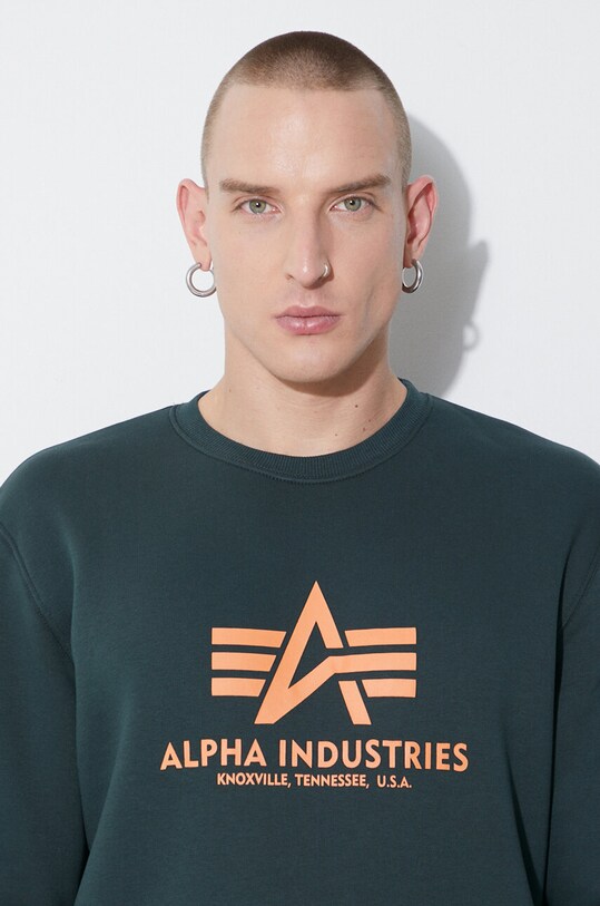 Dukserica Alpha Industries Basic 178302 353 178302.353 zelena
