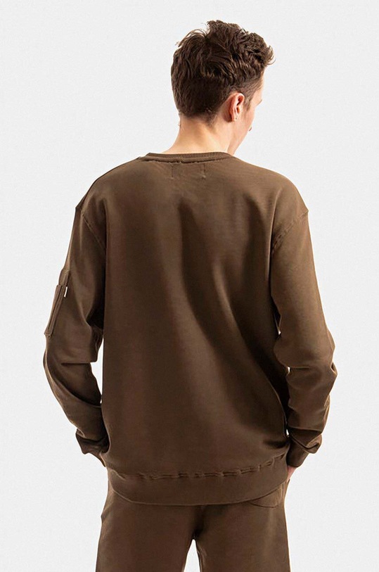 Oblečení Bavlněná mikina Alpha Industries 118316.629 zelená