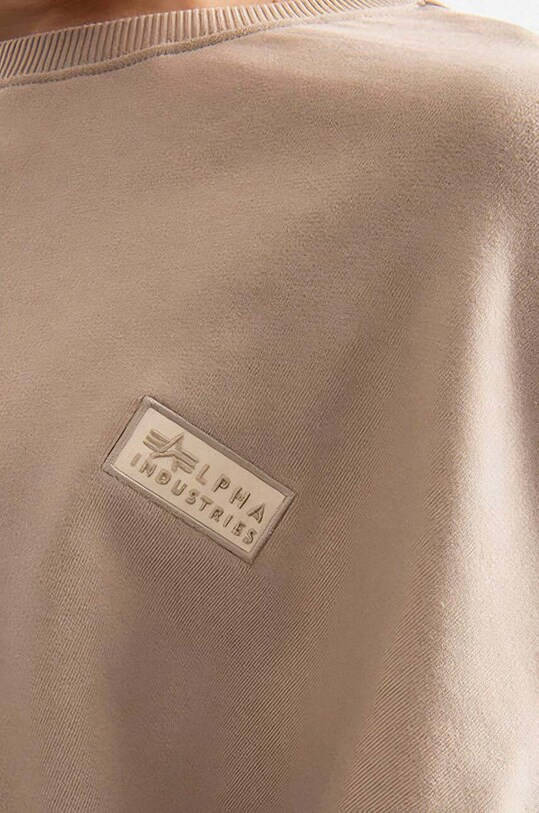 Alpha Industries bluza bawełniana 118317.627 beżowy