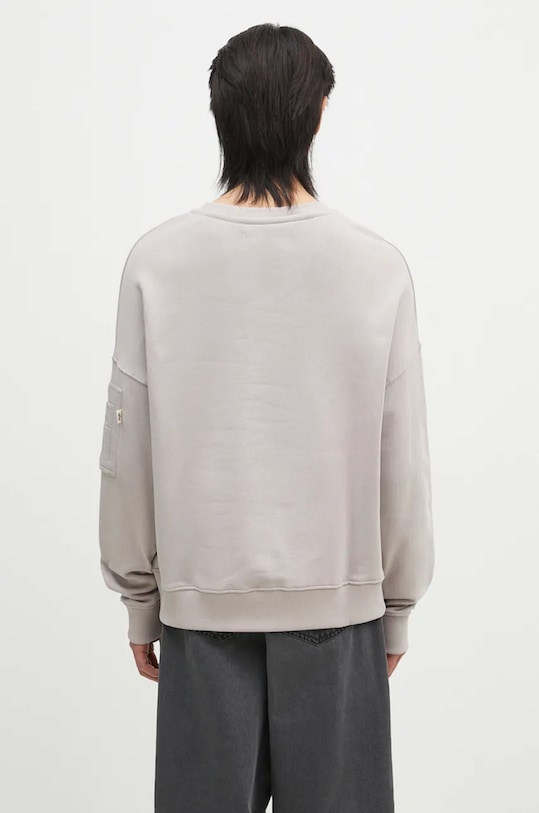 Clothing Alpha Industries cotton sweatshirt 118317.643 gray