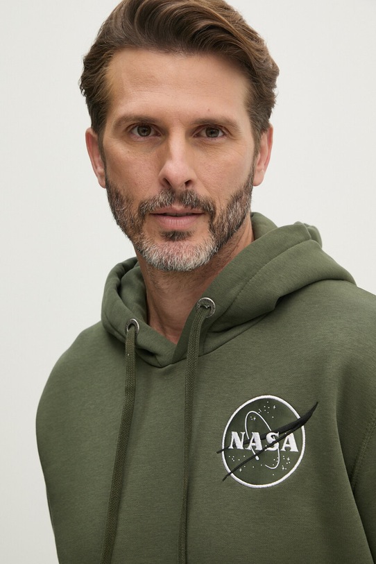 Alpha Industries sweatshirt Space Shuttle Hoody 178317.142 green AA00