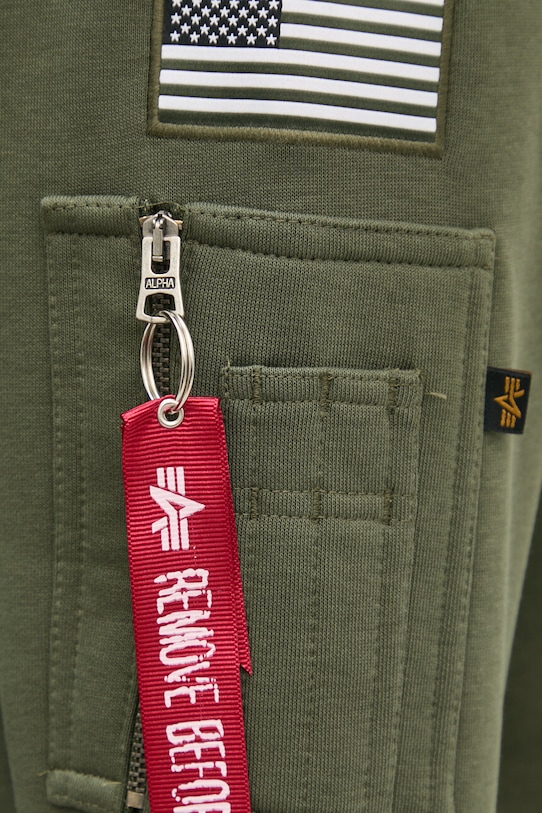 Alpha Industries sweatshirt Space Shuttle Hoody green 178317.142