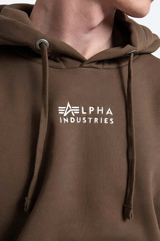 Oblečenie Bavlnená mikina Alpha Industries 118350.629 zelená