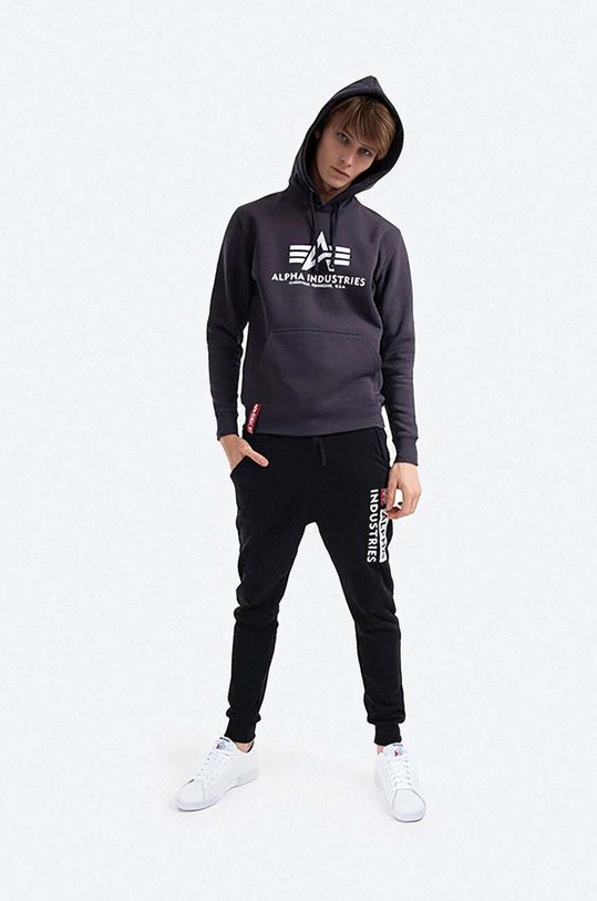 Alpha Industries sweatshirt Basic Hoody 178312.466 navy AA00