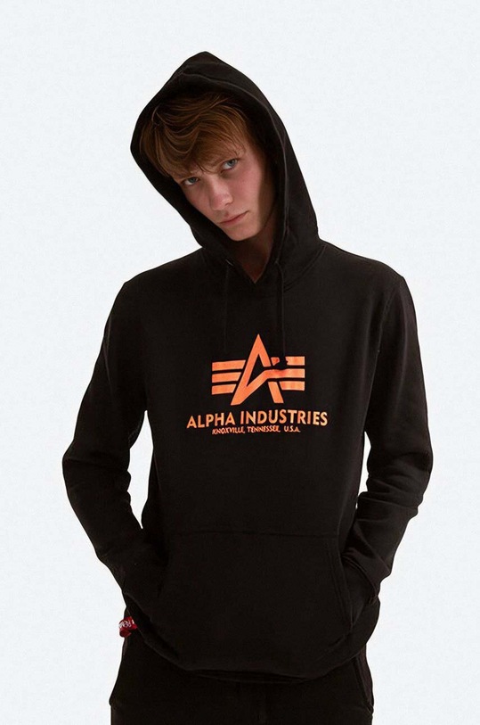 Alpha Industries bluză 178312NP.477 negru
