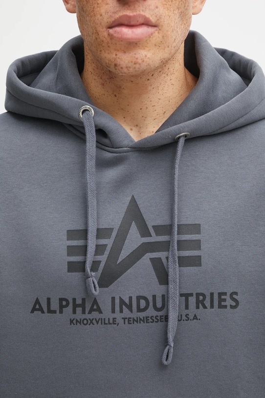 Alpha Industries felpa grigio 178312.412