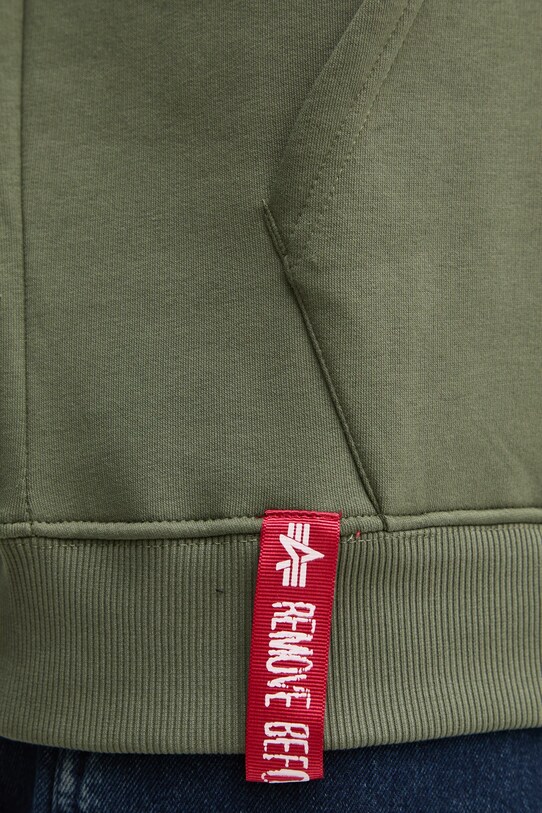 Кофта Alpha Industries Basic Hoody 178312.142 зелёный