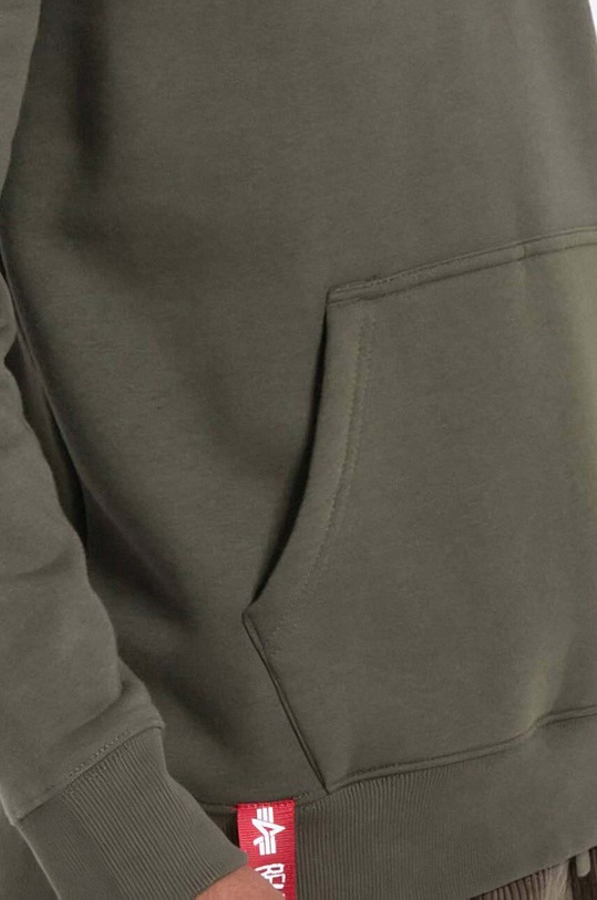 Alpha Industries bluză Basic Hoodie 178312.257 verde
