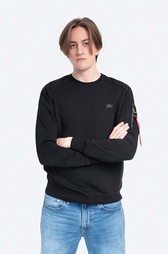 Alpha Industries bluza X Fit Sweat pozostałe czarny 158320.03