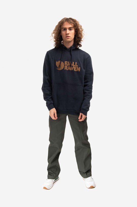 Хлопковая кофта Fjallraven F84144.555 тёмно-синий AA00