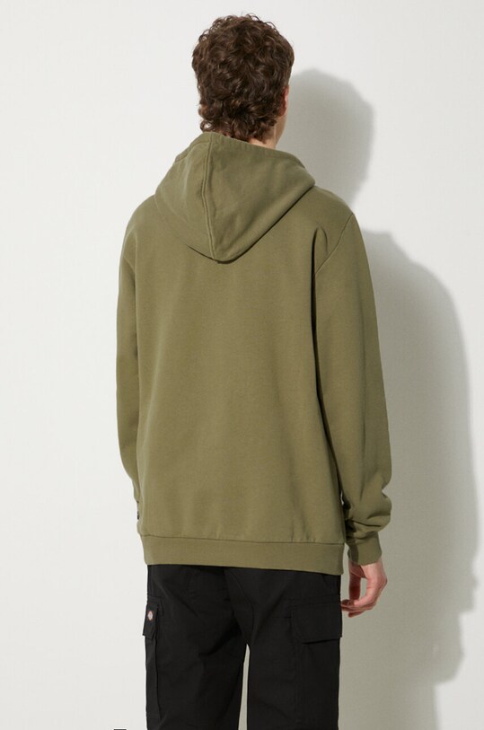 Îmbrăcăminte Fjallraven hanorac de bumbac Logo Hoodie F84144.622 verde