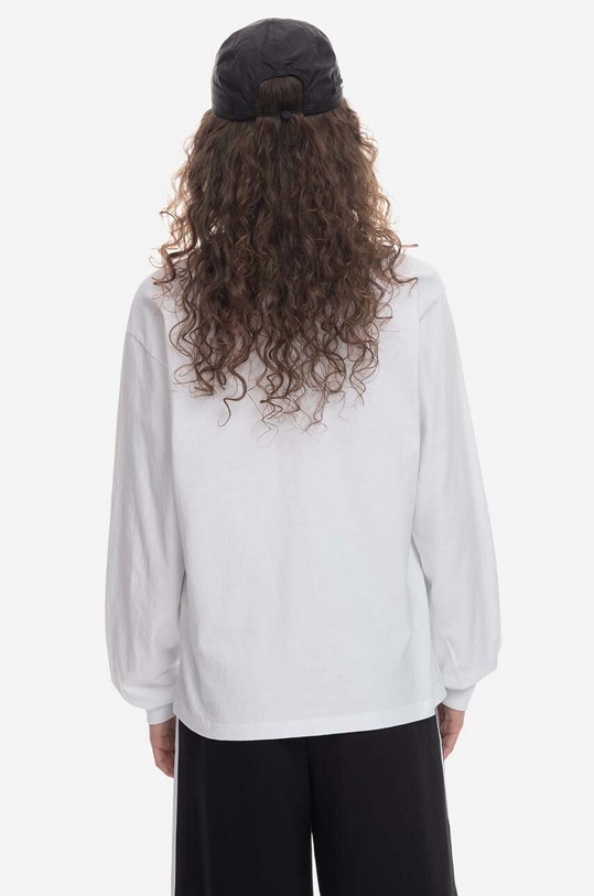 Clothing Aries cotton longsleeve top AR60023 white