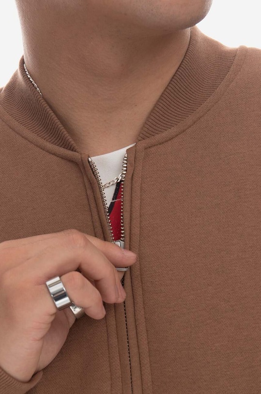 PLEASURES sweatshirt Karat Quarter Zip Fle P23SP020