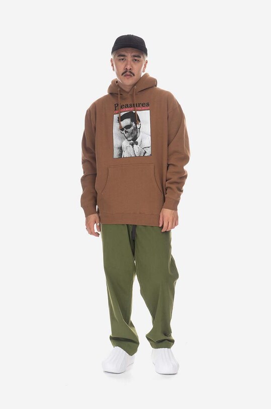PLEASURES bluza Dead Hoodie P23SP073 beżowy