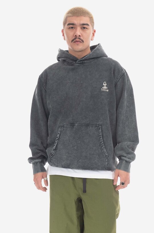 Pamučna dukserica Taikan Friends Hoodie TH0003.BLKA