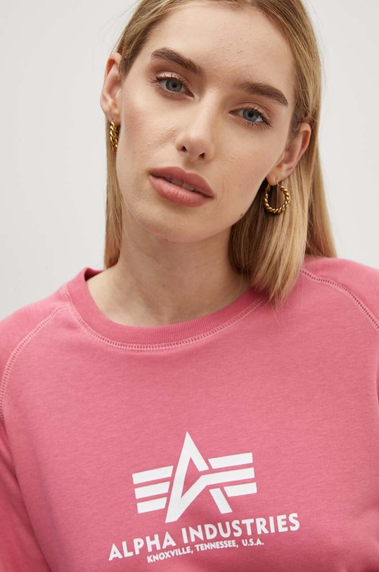 Alpha Industries bluza New Basic Sweater Wmn 196031.49 różowy AA00