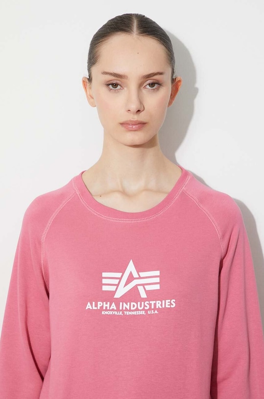 Alpha Industries bluza New Basic Sweater Wmn 196031.49 różowy