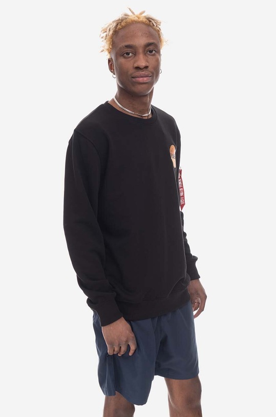 Odzież Alpha Industries bluza NASA Davinci Sweater 136303.03 czarny