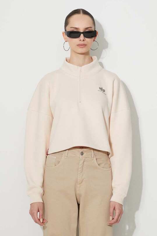 Alpha Industries bluza Half Zip Sweater COS SL Wmn