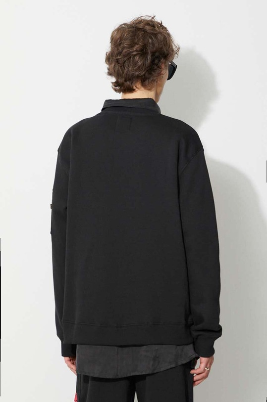 Ruházat Alpha Industries felső NASA Reflective Sweater 178309.614 fekete