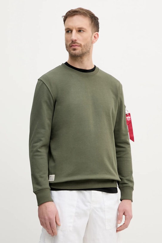 Alpha Industries bluză Sweats & Hoodys verde 136300.142
