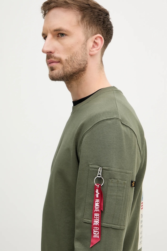 Alpha Industries bluză Sweats & Hoodys 136300.142 verde
