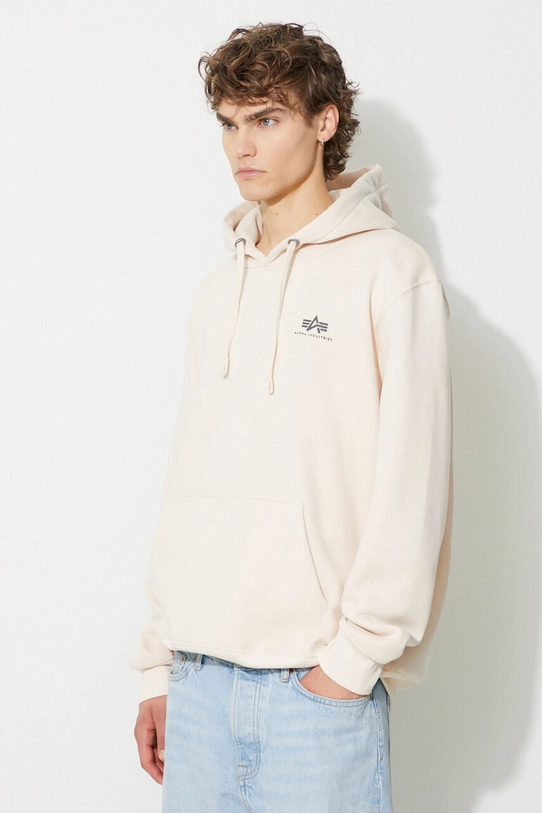 Alpha Industries bluză Basic Hoody Small Logo bej 196318.578