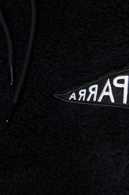 Clothing by Parra wool blend sweatshirt Mirrored Flag 48420.BLACK black