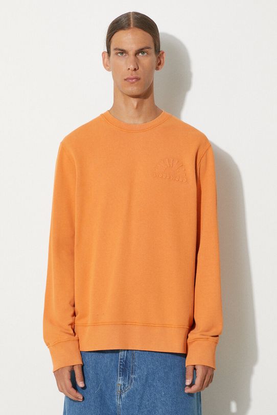 Wood Wood cotton sweatshirt Planet friendly orange 12315602.2474