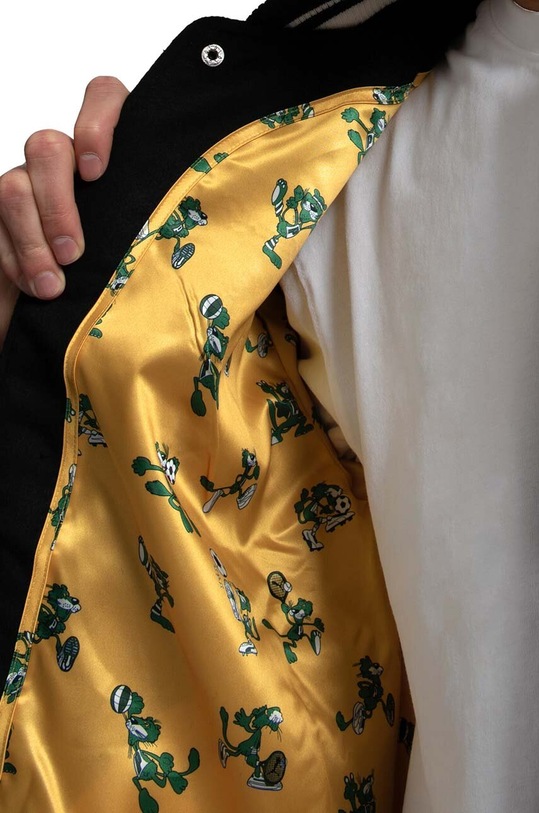 Puma wool blend bomber jacket The Mascot T7 black 535796.01