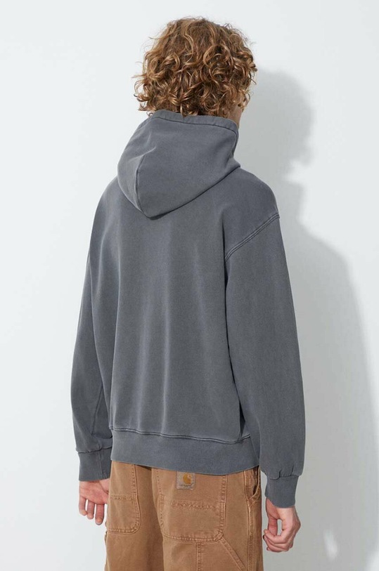 Odjeća Pamučna dukserica Carhartt WIP Hooded Nelson Sweat BOTANIC I029963 siva