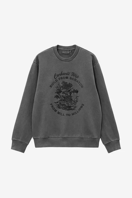 Carhartt WIP cotton sweatshirt Bayou Sweat black I031818