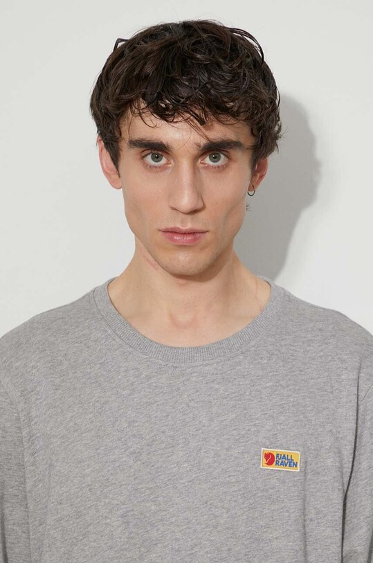 Хлопковая кофта Fjallraven Vardag F87070.020.999 серый