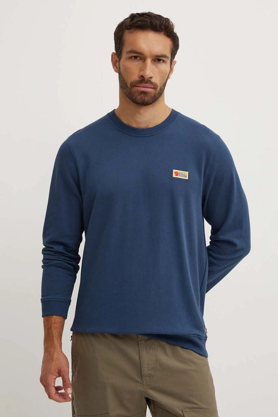 Mikina Fjallraven Vardag Sweater M bez kapucne tmavomodrá F87070.638