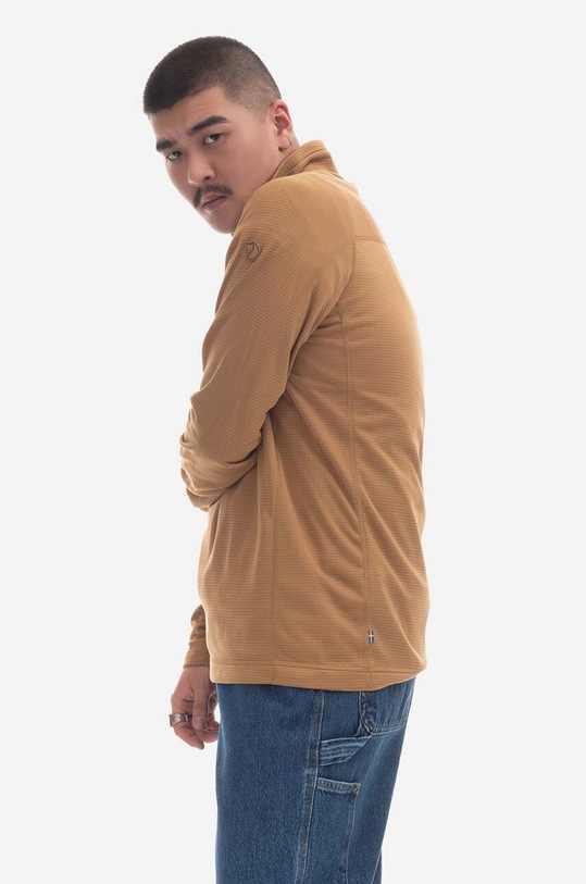 Odzież Fjallraven bluza Abisko Lite Fleece Half Zip F87113.232 beżowy