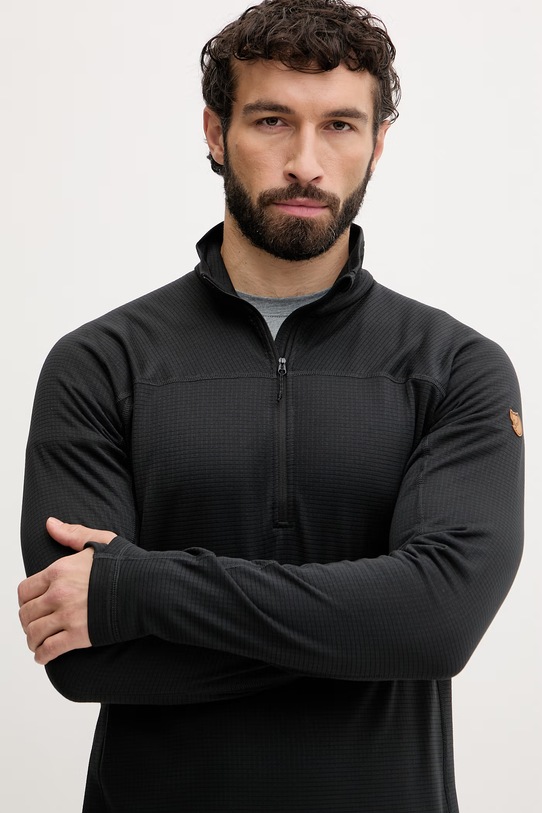 Fjallraven bluză F87113.550 negru