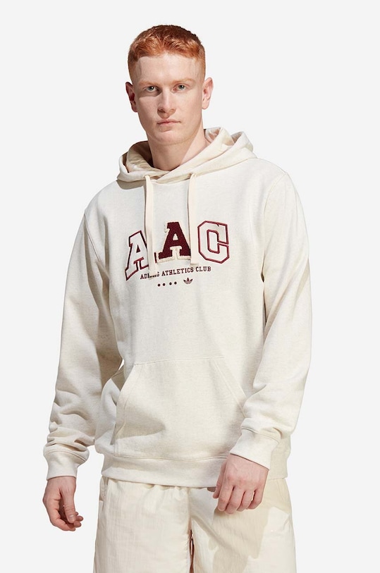 Odzież adidas Originals bluza bawełniana adidas Originals Metro AAC Hood IC8382 IC8382 beżowy