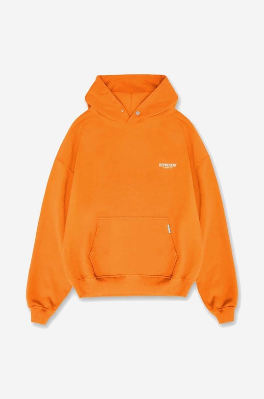 Represent cotton sweatshirt Represent Owners Club Hoodie M04153-237 orange M04153.237