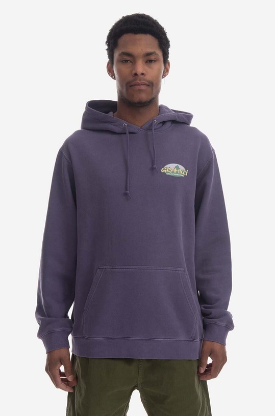 Gramicci cotton sweatshirt Ash cotton violet G3SU.J062