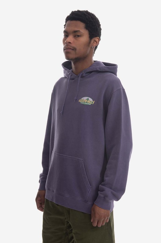 Gramicci cotton sweatshirt Ash G3SU.J062