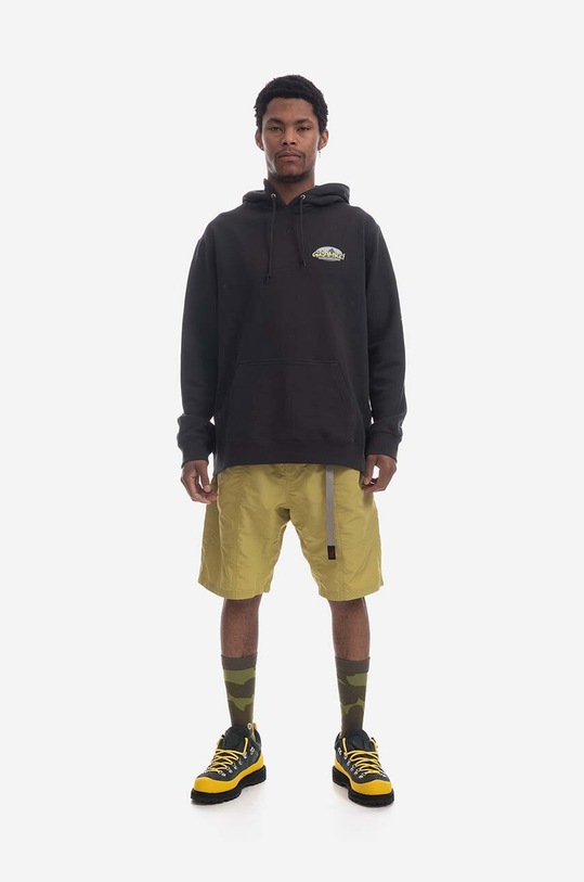 Gramicci bluza bawełniana Ash nadruk czarny G3SU.J062