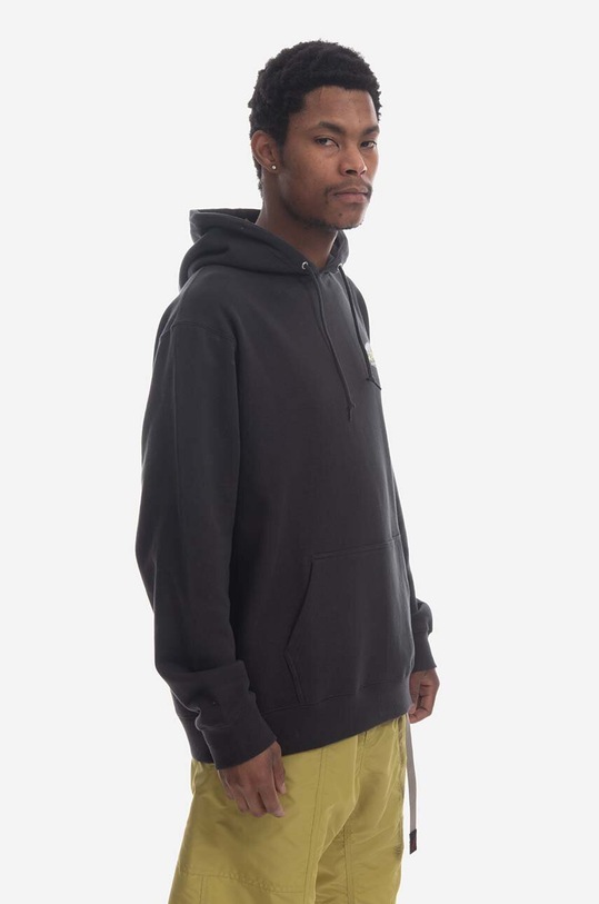 Gramicci bluza bawełniana Ash czarny G3SU.J062