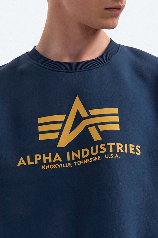 Alpha Industries bluza Basic Sweater niebieski 178302.463
