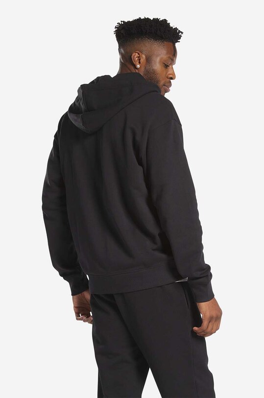 Бавовняна кофта Reebok Classic Small Vector IC1941 чорний AA00