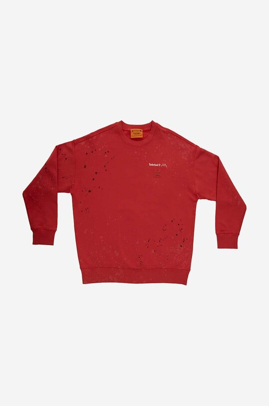 Хлопковая кофта A-COLD-WALL* x Timberland хлопок красный A6PGW852