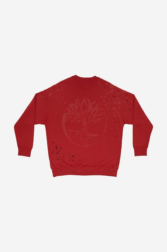 Odzież A-COLD-WALL* bluza bawełniana x Timberland A6PGW852 czerwony
