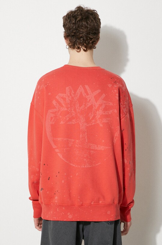 A-COLD-WALL* cotton sweatshirt x Timberland A6PGW852 red SS23